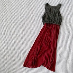 LOFT mixed media dress